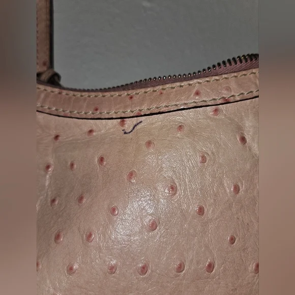 Dooney & Bourke Ostrich Bag (Pink) - Picture 6 of 16